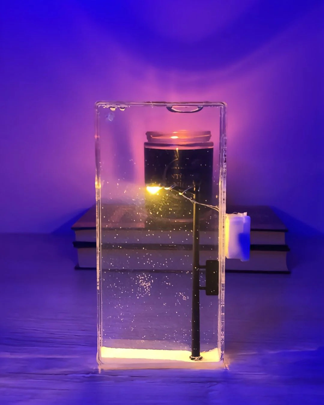 Snow Scene Light Street Lamp